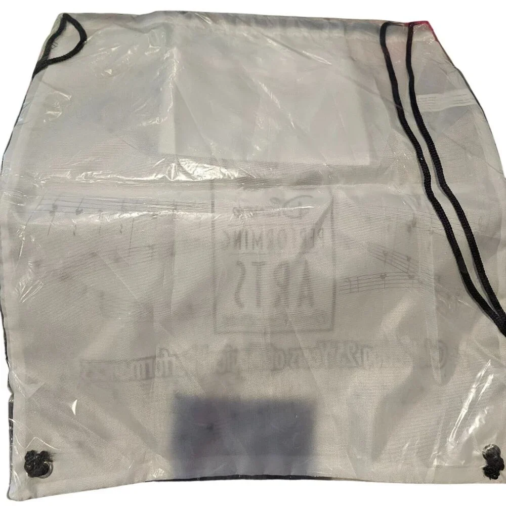 Disney Mickey Mouse Performing Arts Drawstring Bag 25th Anniversary Music NEW